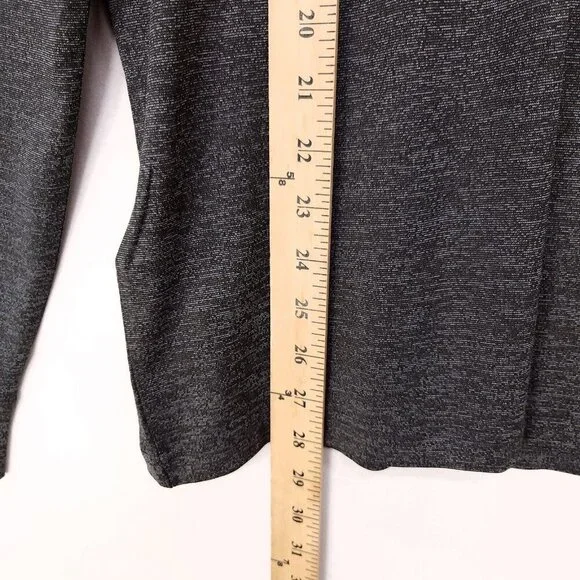 PGA Tour Quarter Zip Pullover Long Sleeve Men's Medium Polyester Golf Shirt Gray - Picture 6 of 13